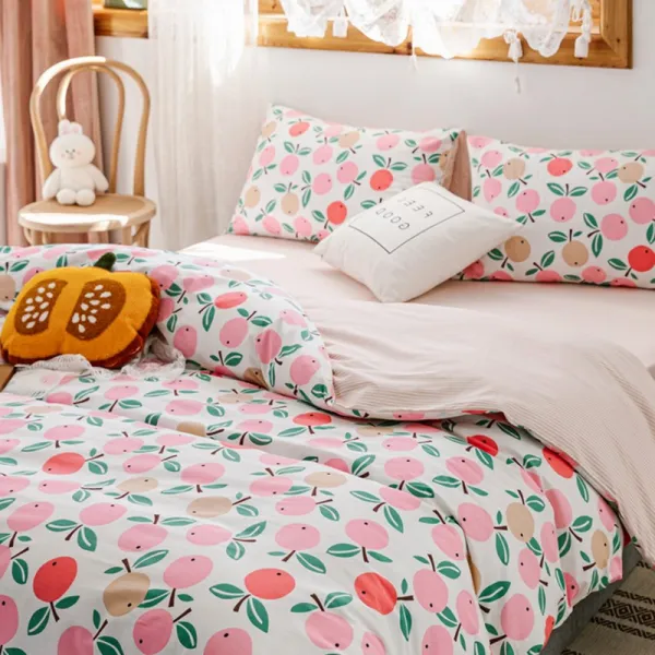 비아이3 침구류커버 4종 풀패딩 베실내화 순면이불커버 침대싱글 홑갓 기숙사 쓰리 이인용침대 격식, 체락 -다정함