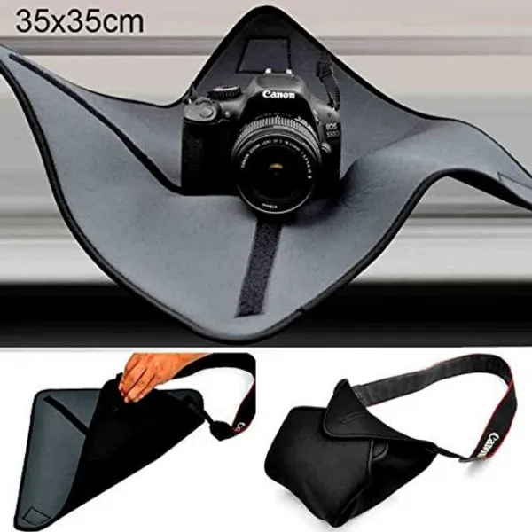 스포츠 카메라를위한 방어적인 상자 Canon / Nikon / Sony 카메라 렌즈를위한 내진성 내오 프렌 부대 마술 포장 담요 크기 35 x 35cm 사용하기 편한, 본상품선택