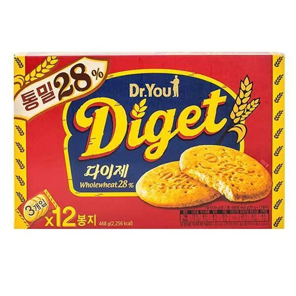 예감치즈 3개+다이제오리(대) 3개 총6개 쿠키, 단품