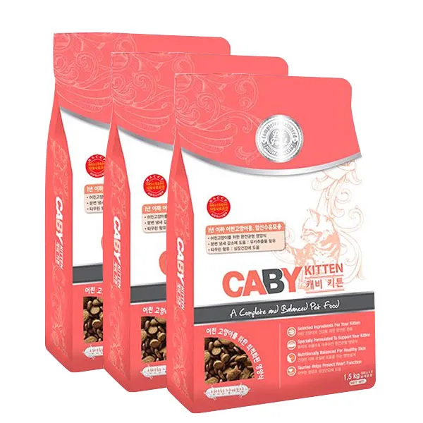 인터펫코리아 고양이사료 12개월미만 캐비 키튼 1.5kg x 3개 무료배송 고양이 사료, 3개, 1.5kg