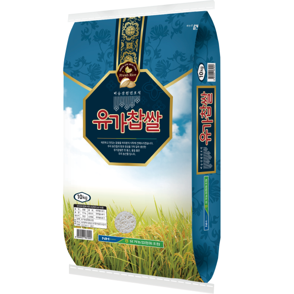 [유가농협] 유가찹쌀10kg 동진찰 지역 특산품 2019년산+사은품 증정, 1포, 10kg