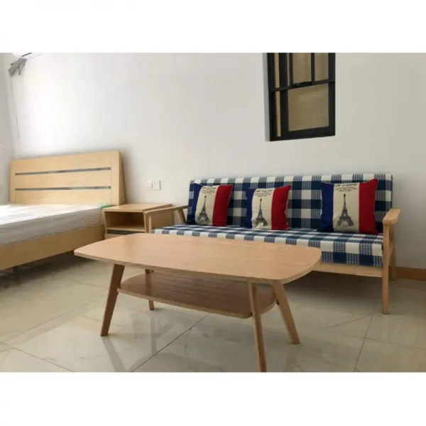 숏 소파 싱글 기대다 카페판 작은 거실 요리당 테이블 더블레이어 티테이블 100 *50 쿡밥 1