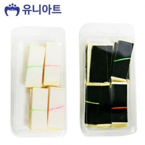 [AJM_8838404] (선택 : 백색) 유니아트 재단 찍찍이 2cm 택1 만들기 소품 재료, 백색