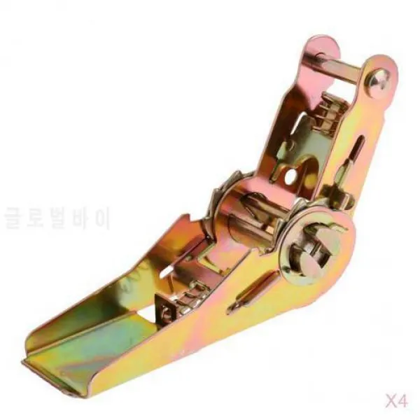 2.5 cm / 1 개의 폭의 표준 결박을위한 손잡이를 가진 4 개의 래치 드의 팩