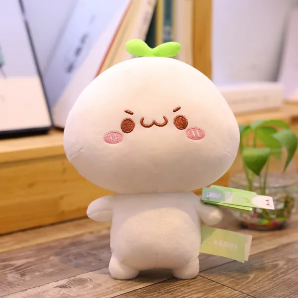큐트 풀이 나다 동그라미 피규어 표정 안색 문자 허그 쿠션 봉제완구 생일 선물 잠자는 인형, 70 센치 （장미를 선물함 꽃 _주머, 눈살을 찌푸리다 안색 문자
