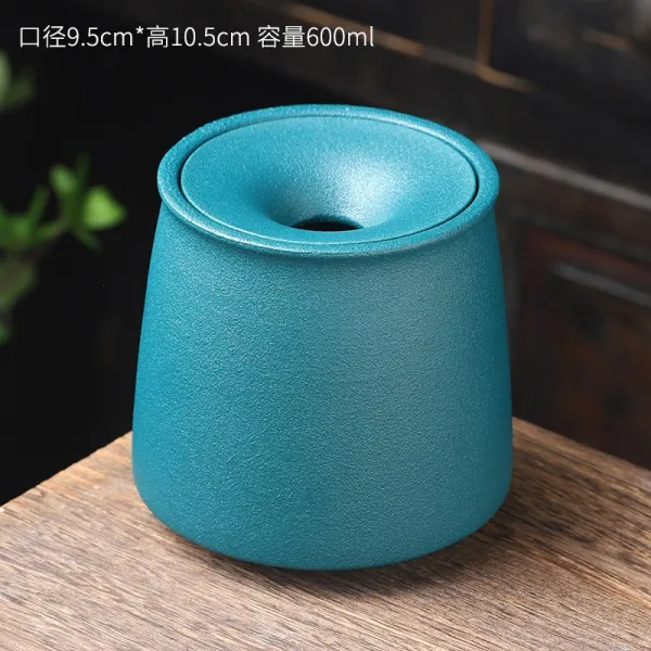 거친 건설함 물 잎 찌꺼기 항아리 덥개 포함 궁푸차 구 다도 영 부품 수맹 비행을 방지함 그레이 네이비그레인 계속 근간이다 （차 찌꺼