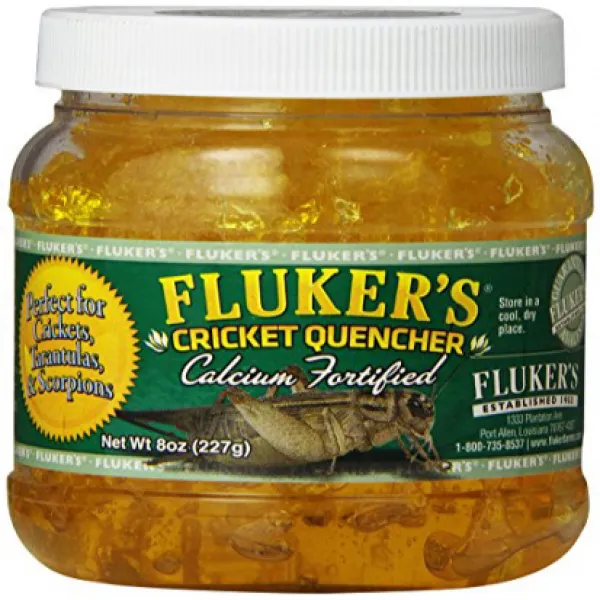 Fluker's 8-Ounce Cricket Quencher Calcium Fortified Fluker 226.8g 크리켓 퀀처 칼슘 요새화, 1