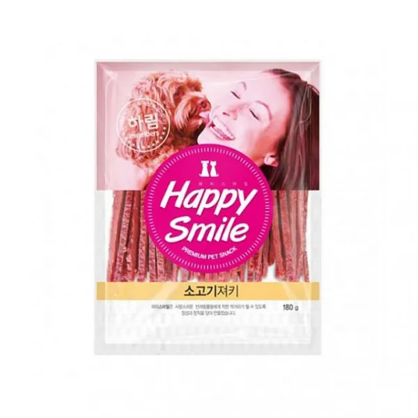 올인스커뮤니케이션 애견 간식 하림 쇠고기져키 180g 강아지 져키 트릿, 1