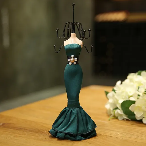 주얼리진열대 소품거치대 공주 모델 아이디어 장식품대 목걸이 안내판 헤드장식 수납 귀걸이