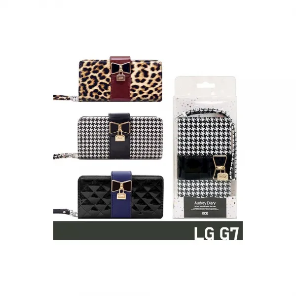 LG G7 10 오드리 지갑형 다이어리 케이스 가죽 태블릿PC