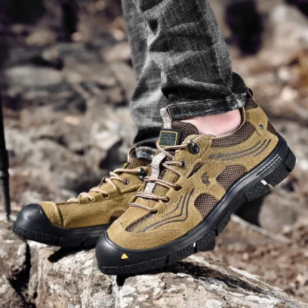 등산 신발남 2019춘하 진피호 외신항 여행 미끄럼 방지 기풍족구경경변방수속 댜오위트 스포츠 신발 페깅 스트리커 사이즈 옅은 종려 38(6591)