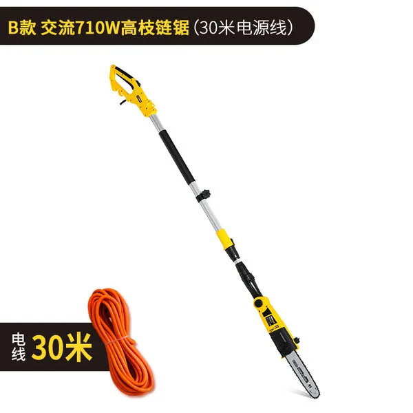 나무 자르는 기계 충전식 전기 전동 예초기 톱 제재기, AC 710W (30m 전원 코드)