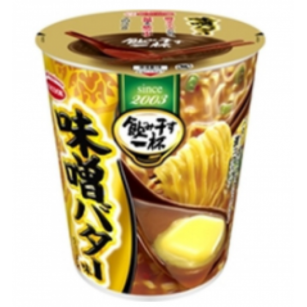 에스콧쿠 세로형 들이켜다 한잔 버터맛 된장 라면 일본 라멘 67g x 12개, 1개