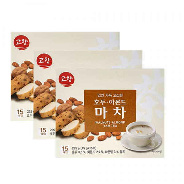 호호몰 고향 호두아몬드 마차15개입, 3통