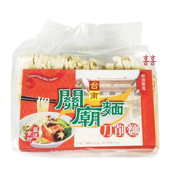 홍홍 중국식품 타이난 도삭면 관묘면 칼국수 1개 400g