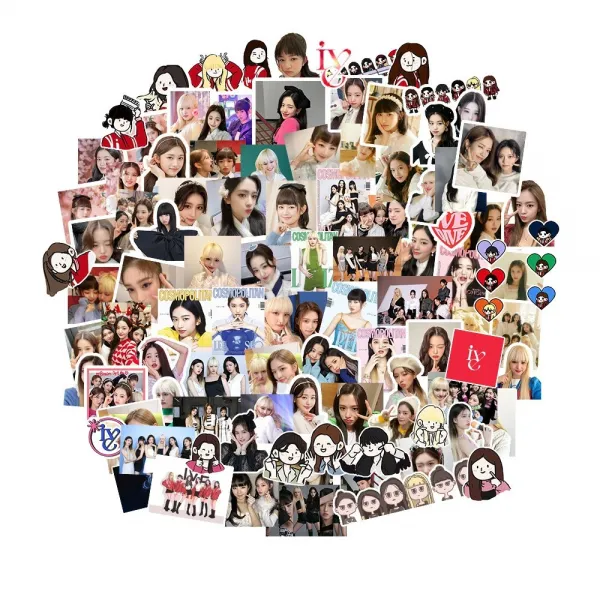 아이브 IVE 굿즈 스티커 100장 사진 그림 스티커