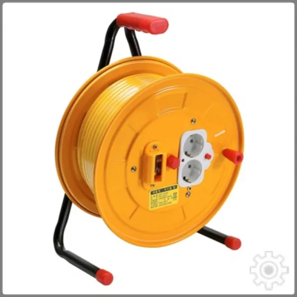 D_S210RN 누전차단 2구접지 케이블 릴 220V 16A 1.5SQ 100호 90m 주문생산품, 단일 색상