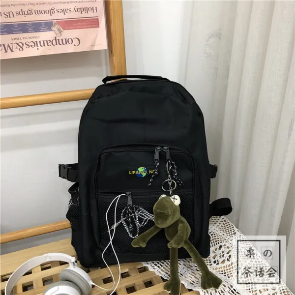 다인상점 대용량배낭 클래식 솔질함 거리 책가방 하라쥬크 바람둥이 여제