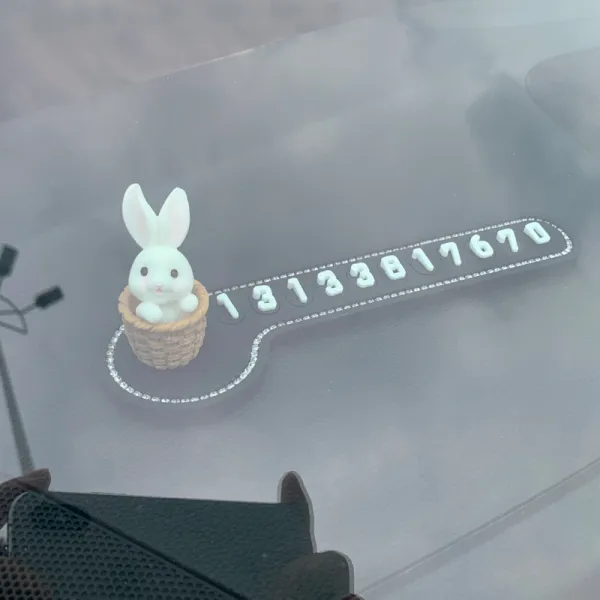 DFMEI 자동차 임시 주차 번호판 귀엽게 번호판 옮기기 차량용 번호판 옮기기 차량 인테리어, DFMEI 주차 번호판을 제시하다[60개를 증정하다]글