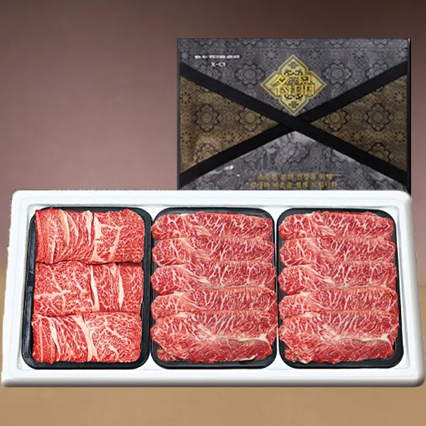 [맛있다한우] 한우1등급 정육 실속4호세트 1.5kg(불고기 500g+국거리 500g+산적 500g)