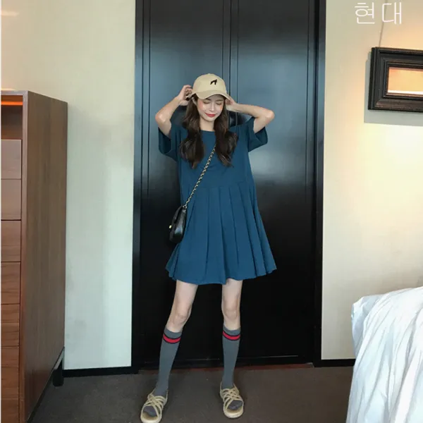 성미성방 190806프렌치 브이넥 섹시 볼륨 더블 달콤 상큼 반팔 긴팔 빈티지 원피스 여한판 루즈 양미 날씬해 보이는 이너 스커트 오프숄더 체크원피스 가을신상x01