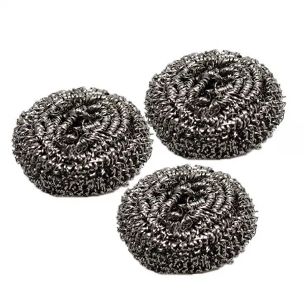 3P 찌꺼기 그을음 제거 강철 수세미 강철수세미, 1개, 상세페이지참조