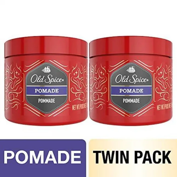 Old Spice - 남성 헤어 트리트먼트 포마드 머리기름 2.64oz(Twin팩), 1매입