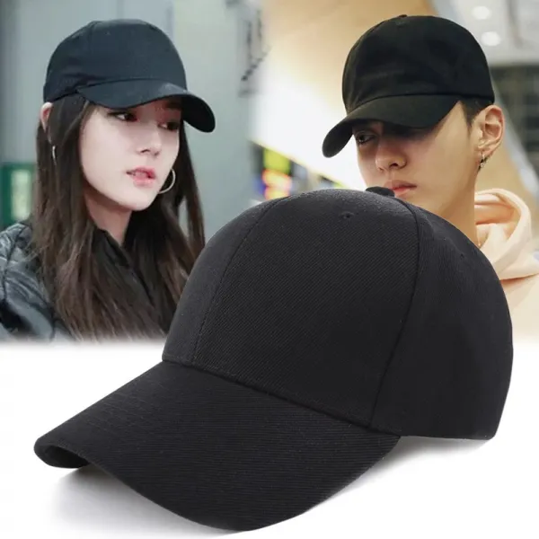 볼캡 여성모자 유랑연예인 헌팅캡 셀럽 동일한타입 블랙색 야구모자 차양 자외선차단