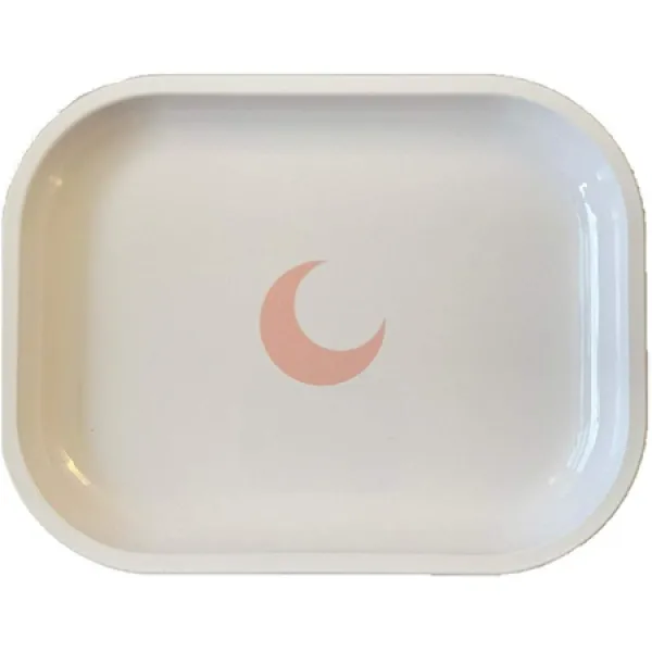 Brando Moon 롤링 트레이 귀여운 핑크색 담배 궐련 태엽 담배 건조 허브 그라인더 담배 분쇄기 성교와 함, 상세 설명 참조0, One Color