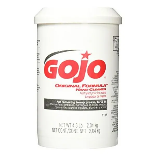 GOJO 오리지널 공식 핸드 클리너 무 향료 4.5 파운드 GOJO 크림 스타일 디스펜서 용 물이없는 핸드 클리너 캐니스터 1115-06, 1004ahri 원본 버전