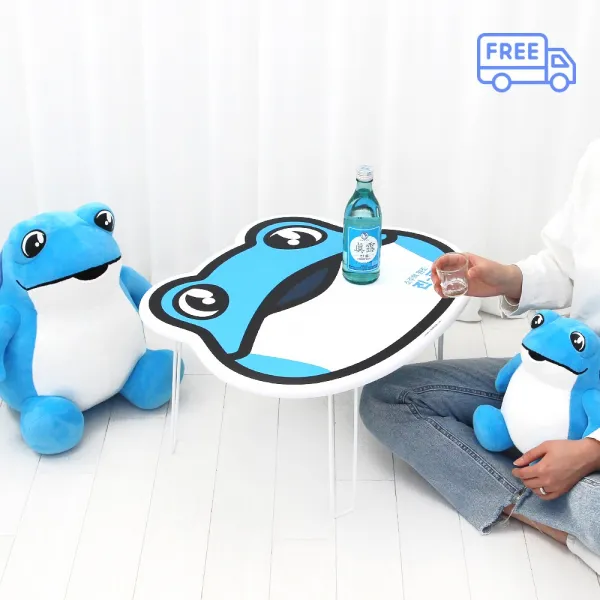 하이트진로 두꺼비 자취생 혼술 다용도 접이식 혼술상 홈술상 자취템