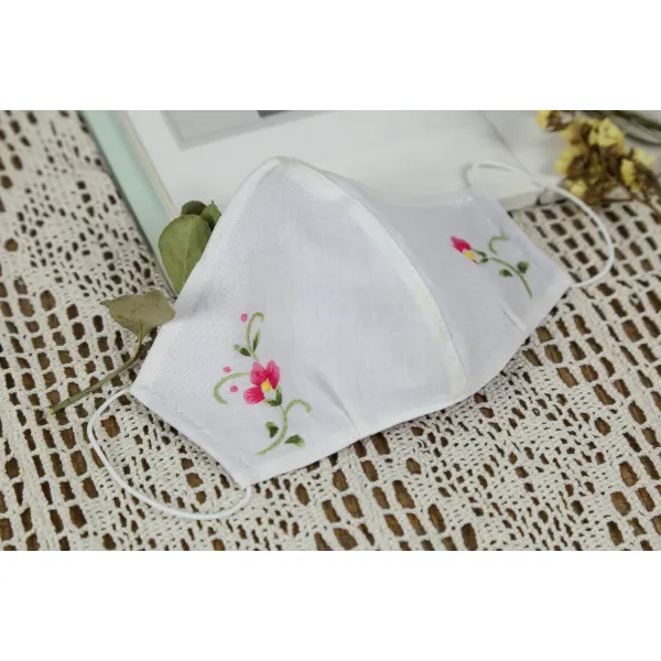 자수원단 : 내부가 좀있어 .오리지널 마스크 비물질물화유산 수공 자수 교환가능 워시 수놓는 예술적 방진 T12 타입 12