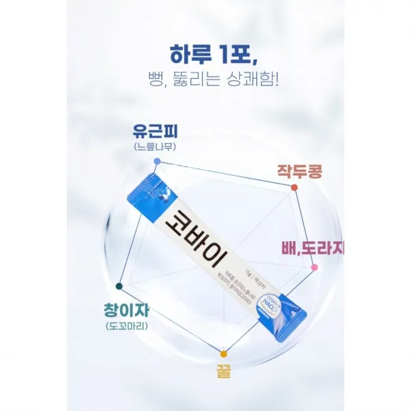 코바이 비염에 좋은 작두콩 유근피 도꼬마리 배도라지 함유 한의사 개발, 2박스 20일분