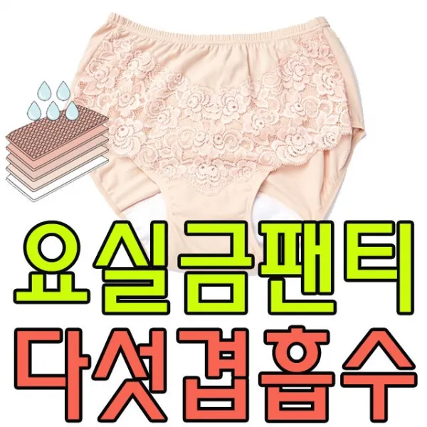 이질감이 없어 일상 생활에 편안한 여성용 요실금팬티, 실버D 요실금팬티 AP-002(여성용)_100