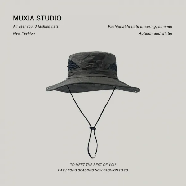 DFMEI 선캡남 선캡 에어캡 아웃도어 자외선 차단 모자 등산 낚시 선캡 여름 대모자 입니다.따라다니다, 색깔7