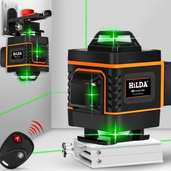 Hilda 힐다 16라인 4d 그린 레이저 레벨기 수평기 2번