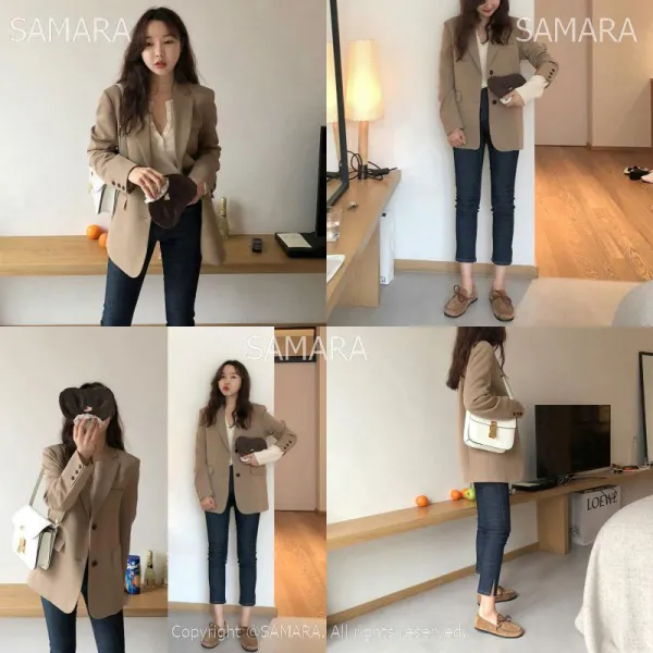 Qterra 특허브랜드 슬림핏 양복 여성 코트 자켓 캐주얼 정장자켓 직장