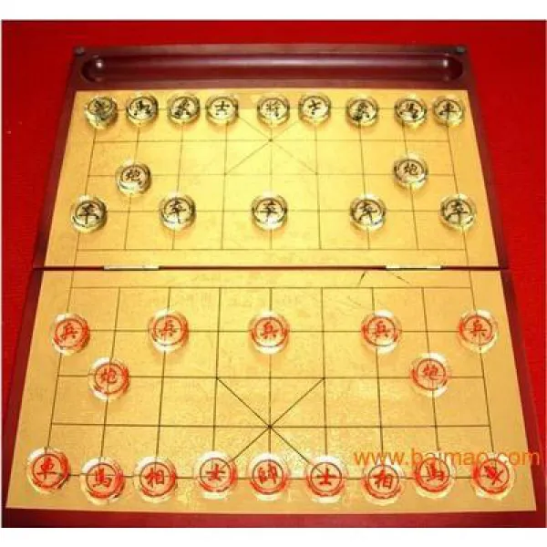 크 리 스 탈 선물 중국 장기 서랍 접어 서 바둑판 을 선물 하 다 선생님 지도자 어버이 날 어른 생신 선물 세트 25mm 바둑 알 바둑판 제외 