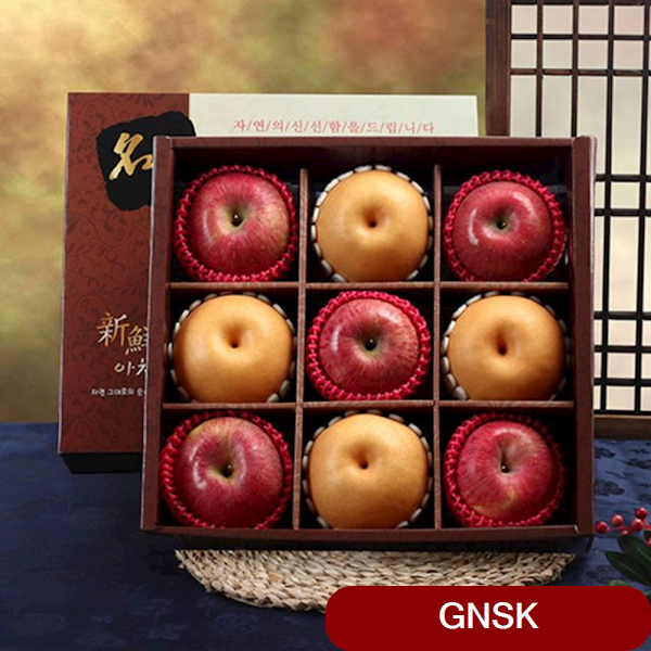 自然담음 사각 사과배 실속 혼합세트 국산 선물세트 배 과일 추석 사과 혼합과일세트 Gwuh 1개