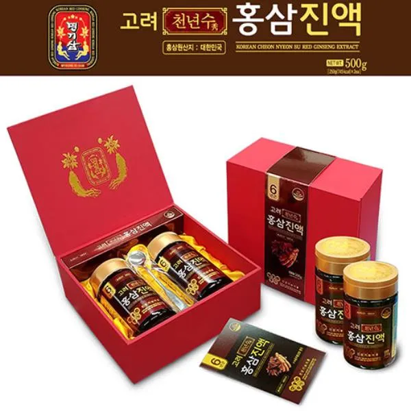 명기삼 고려천년수홍삼진액250gx2병 홍삼+녹용혼합제품 홍삼 홍삼농축액 홍삼녹용 녹용농축액 건강기능식품dombangshop 홍삼농축액/홍삼정, 상품선택