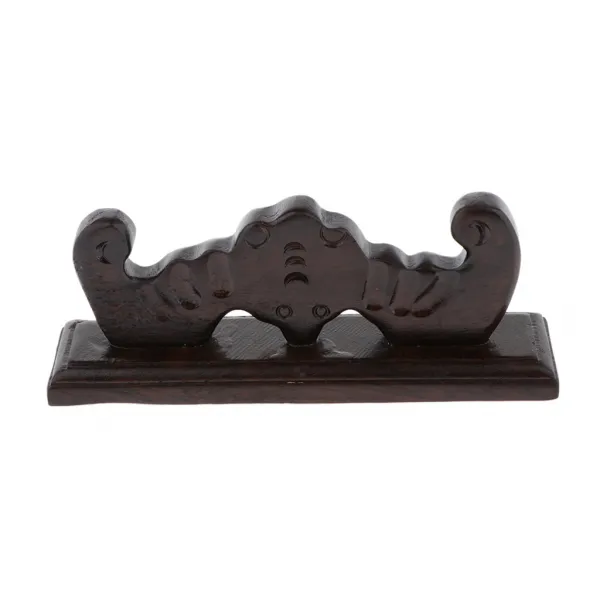 FWT 나무로되는 달필 솔 펜 선반 홀더 대는 박쥐 125x30mm의 기초를 두었습니다, 1개