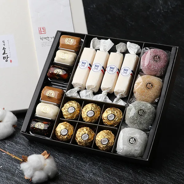 [합격소망]합격염원 엿+찹쌀떡+초콜릿+치즈케익 선물세트 8호 합격기원논술수시시험응원선물, 단품