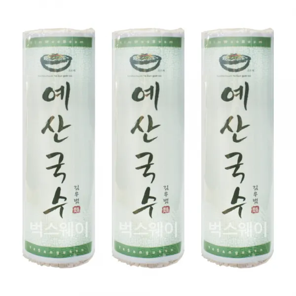 예산국수 중면 1100g, 3개, 1100g