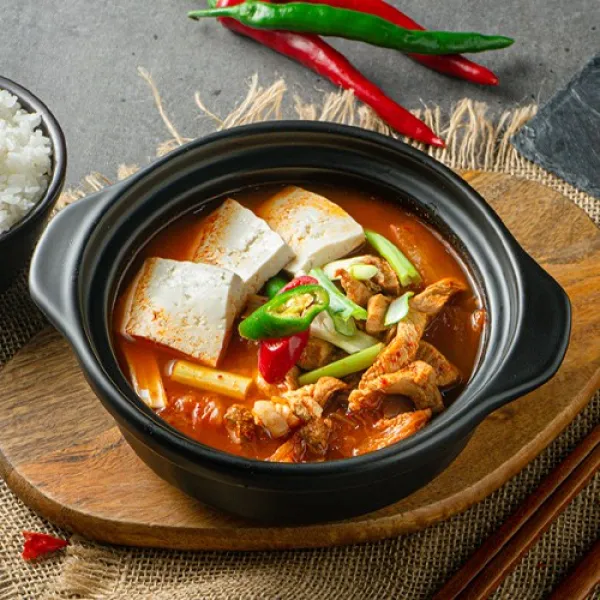 [혼밥대왕] 김치찌개 밀키트 3+1 (총4팩) (총 2 200g)