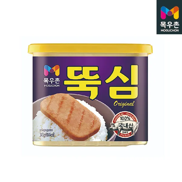 목우촌 뚝심 스팸 340gx20개 100%국산돼지고기 20개 340g