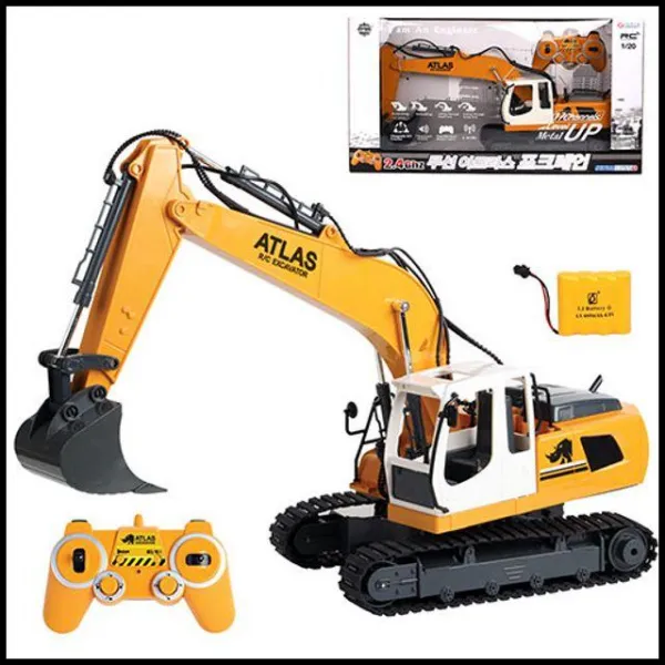 Ms 포크레인rc 유아장난감 장난감 캐릭터장난감 무선 캐릭터 아트라스 자동차 남아장난감