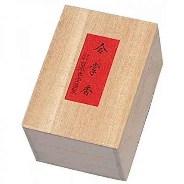 日本香堂 합장 향 오동 나무 상자 75g 704 차 0.075kg 분향
