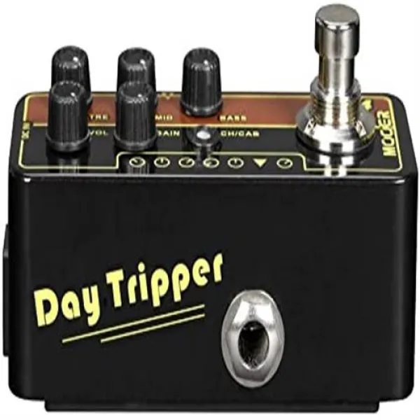 Fesjoy 프리 앰프 페달 프리 앰프 기타 효과 페달 MICRO PREAMP 시리즈 004 데이 트립 장치 (60) 영국 콧소리 디지