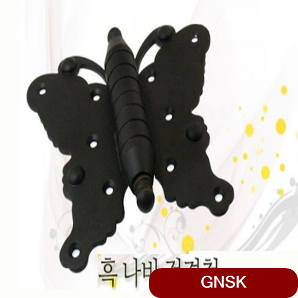 주점 주막 인테리어 나비 경첩 80x152mmx30ø 좌측 장석 접이식 무타공 대문 가구부속품