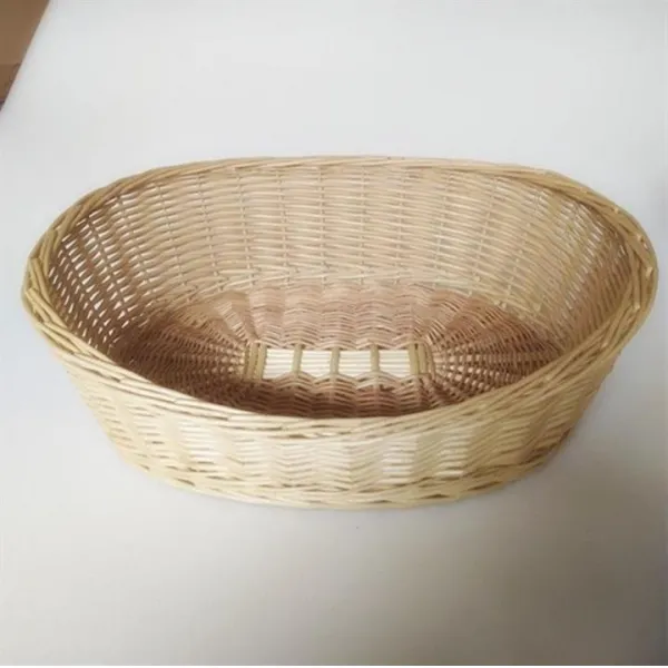 반려동물 둥우리 뜨개질 사계절 대나무 등나무 엮음 유편 통용 고양이 굴은 내구성이 좋고 친환경적이며 견고한 물세탁이, 원색 누우드